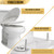 Bath Royale Soft Close Toilet Seat Round with Lid BR500-00 White, Comfortable, Durable, Sturdy, Stain-Resistant and Easy to Clean, Fits All Toilet Brands, Executive Series