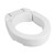 VEVOR Raised Toilet Seat, 300 lbs Load Capacity, 3.5-Inch Lift Height, Commode Elevated Toilet Seat Riser with Enlarged Opening for Seniors, Elderly, Handicap, Disabled, and Adults, Fits Round Bowl