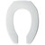 BEMIS 3L2155T 000 Medic-Aid 3" Lift Raised Open Front Plastic Toilet Seat, ELONGATED, Long Lasting Solid Plastic, White