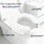 XYRONICA 3" Raised Toilet Seat Cushion, Firm High-Density Foam Toilet Seat Riser, Waterproof Cover, Secure Hook & Loop, Easy-Clean Support, Fits Standard & Elongated Toilets