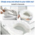 XYRONICA Toilet Seat Riser Cushion, 3 Inch Padded Toilet Seat Cushion for Seniors, High-Density Foam with Velcro Fastening, Stable & Non-Slip, Fits Standard & Elongated Toilets