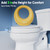 SAMODRA Raised Toilet Seat Riser, White, 3 Inch High Elevated Toilet Seat for Seniors, Soft Close, Easy Install & Clean (Elongated)