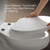 KOHLER 25875-47 Hyten® Elevated Quiet-Close™ elongated toilet seat, Almond