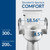 Bemis Rise 4.5" Raised Toilet Seat with Support Handles, Hinges Never Loosen, Fits Round and Elongated