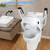NIdreamCE Raised Toilet Seat for Seniors with Flip-up Handles, 5.9" Adjustable Toilet Seat Riser Elevated Medical Supplies & Equipment for Handicap, Elderly, Hip Replacement After Surgery