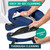 Lunderg Padded Toilet Seat Riser for Seniors - Adds 2 inches. Universal Fit - FIRM Raised Toilet Seat Cushion with High-Density Foam for Enhanced Comfort & Elevation. Post-Surgery Must have (Blue)