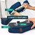 Lunderg Padded Toilet Seat Riser for Seniors - Adds 2 inches. Universal Fit - FIRM Raised Toilet Seat Cushion with High-Density Foam for Enhanced Comfort & Elevation. Post-Surgery Must have (Blue)