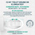 Lunderg Raised Toilet Seat with Handles - Elongated - Easy to Install Toilet Seat Risers for Seniors - Adds 3 Inches & Works like the one you’ve always used - Elegant design - No Hospital Vibe
