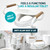 Lunderg Raised Toilet Seat with Handles - Elongated - Easy to Install Toilet Seat Risers for Seniors - Adds 3 Inches & Works like the one you’ve always used - Elegant design - No Hospital Vibe