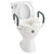 Raised Toilet Seat with Removable Padded Arms Adjustable Width 5" Toilet Seat Riser Supports 300lbs for Seniors, Pregnant, Handicap(N1FYT13-AZ)