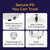 Drive Medical 2-in-1 Raised Toilet Seat with Removable Padded Arms - Elevated Bathroom Safety Support - Secure Locking Attachment - Easy Height Assistance - Durable Construction, Standard Toilets