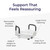 Drive Medical 2-in-1 Raised Toilet Seat with Removable Padded Arms - Elevated Bathroom Safety Support - Secure Locking Attachment - Easy Height Assistance - Durable Construction, Standard Toilets