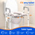 Raised Toilet Seat with Handles - Width & Height Adjustable Toilet Seat Risers for Seniors, Heavy Duty Handicap Toilet Riser, Fit Any Toilet, Up to 400lbs