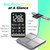 RunStar Scale for Body Weight and Fat Percentage, 8-Electrodes Precision Digital Smart Scale for BMI 28 Body Composition Measurement, Silver Bathroom Smart Scales with Large Display