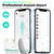 RunStar Scale for Body Weight and Fat Percentage, 8-Electrodes Precision Digital Smart Scale for BMI 28 Body Composition Measurement, Silver Bathroom Smart Scales with Large Display