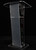 45IN Acrylic Podium Plexiglass Pulpit School Church Lectern Modern Clear Thick Acrylic Podium Lectern Lectern Church Pulpit