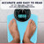 Adamson Hybrid 2-in-1 Analog & Digital Weighing Scale for Body Weight up to 400lbs - Thick Tempered Glass - Extra Large Display - Easy to Read Digital Bathroom Scale - New - Light Blue