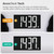 Greater Goods AccuCheck Digital Scale for Body Weight - Accurate Digital Bathroom Scale with High-Precision Sensors, Large Easy-to-Read Backlit Display, 400 lb Capacity, Auto Step-On (Gray)