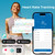 Lepulse Smart Body Fat Scale with Heart Rate, 4.68" Large Display BMI Scale, 20 Body Composition Metrics: Muscle Mass, Body Fat Percentage, Bluetooth Digital Bathroom Scale with App for Home Fitness