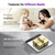 Ovutek Scale for Body Weight, Highly Accurate 450lb Digital Bathroom Scales for People, Automatic Weighing Machine for Baby, Pet, Light Items, Large LED, Sturdy and Durable Base, White