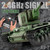BESTYMXY RC Tanks Heng Long Russia KV-2 Heavy Tank, 1/16 2.4ghz Russian Tank Model That Shoots, Remote Control Tank Vehicles with Sound & Light for Ages 14+