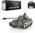 Heng Long US in Stock 2.4G 1/16 Tk7.0 Plastic RTR RC Tank Toys - German King Tiger - Shooting BB
