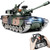 Supdex RC Tank, 1:18 Alloy Metal US M60 Remote Control Army Model Toys, 2.4Ghz RC Vehicle with Realistic Smoke, Sound and Lights, Military Tank That Shoots BBS for Adults and Kids
