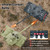 RC Tank, 1/28 Scale Remote Control Battle Tank Set with Sounds/Lights/Battle Game/Life Indicator, 2.4G 9 Channels Radio Control Car Infrared Shoot, WW2 Military Vehicle Model Toys for Boys Kids Adults
