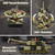 NIWOTA 2.4G Remote Control Army Tank-8 Channels 1:28 RC Tank that Shoot with Toy Soldiers, Auto Demo, Rotating Turret,Light&Sound, All-Terrain RC Military Vehicle Toys Gift for Boys Ages 6 8 9 12