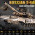 BESTYMXY RC Tank Russian T-90 Main Battle Tank, 1/16 2.4ghz Remote Control Vehicle with Sound & Light for Ages 14+