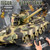 BESTYMXY RC Tanks HengLong German King Tiger Henschel Heavy Tank, 1/16 2.4ghz Remote Control Tank Vehicles Model with Sound & Light for Ages 14+