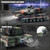 Hitish RC Tank - 2.4Ghz Remote Control Army Tank Toys with Auto Demo Sound Light Smoke - 13 Channel Military Vehicles Model Gift for Kids Adults Boys Age 6-8 9-12, Army Green