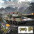 Supdex 1/24 RC Battle Tank Set, Remote Control Russian T90 and German Leopard II Tank Model That Shoots for Kids and Adults, 2.4Ghz Army Toy for Boys 6+ Year Old with Smoke, Sound Effects and Lights