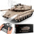 BESTYMXY RC Tank HengLong IDF MERKAVA MKIV, 1:16 Merkava Main Battle Tank MK4 Model, 2.4ghz Remote Control Vehicles Tanks with Sound & Light for Ages 14+