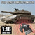 BESTYMXY RC Tank HengLong IDF MERKAVA MKIV, 1:16 Merkava Main Battle Tank MK4 Model, 2.4ghz Remote Control Vehicles Tanks with Sound & Light for Ages 14+