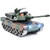 Supdex 1:18 RC Tank, 2.4G US M1A2 Metal Alloy Metal US M26 Remote Control Tank That Shoot BBS Model Toys, Army Toy with Smoke, Lights, Sound and Recoil,Military RC Vehicle for Adults and Kids Age 6+
