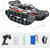 GoolRC RC Tank Car, 1/12 Scale 2.4GHz Remote Control Tank, 360?Rotating Off-Road RC Crawler Military Vehicle with Rechargeable Battery Gifts for Adults Teens (Red)