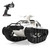 GoolRC RC Tank Car, 1/12 Scale 2.4GHz Remote Control Tank, 360?Rotating Off-Road RC Crawler Military Vehicle with Rechargeable Battery Gifts for Adults (White)