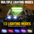 toylefun RC Military Tank Armored Fighting Car with LED Lights, 2.4G Remote Control, 1:16 Scale All-Terrain Vehicle, Dual Motor Drive, Door Open (【Grey】 Full Proportional RC Tank with 2 Batteries)