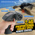 toylefun RC Military Tank Armored Fighting Car with LED Lights, 2.4G Remote Control, 1:16 Scale All-Terrain Vehicle, Dual Motor Drive, Door Open (【Grey】 Full Proportional RC Tank with 2 Batteries)