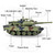 KAIM 1/24 RC Tank,Remote Control Tank for Boys with Smoke, Lights & Sounds,2.4GHz Ger Leopard II Army Model,Military Toys Gift for Kids Ages 6+