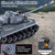 Supdex 1:18 RC Tank That Shoot BBS, 2.4G WW2 German Tiger I Remote Control Tank Model Toys, Army Toy with Smoke, Lights, Sound and Recoil,Military RC Vehicle for Adults and Kids 6+ Year Old