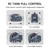 BRRRRT1/64 Remote Control Military Vehicles with Infrared Shoot,Mini RC Tank with 330° Rotating Turret and Sound & Lighting, RC Tank That Shoots Toy for Kids 8+ Gray