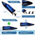 XDJXWJN 14 Inch Big RC Boat Remote Control Boat for Kids and Adults, 25 KPH Fast RC Speed Boat with Two 1100mAh Batteries, Waterproof Toy Boats for Lakes Pools & River