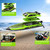 volantexrc Brushless RC Boats for Adults, 30+MPH Fast Remote Control Boat with 2 Rechargeable Batteries for Lakes, 30+ Mins Full Proportional Boats High Speed RC Boat for Adults (79705 Green)
