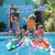 JOI MEW Remote Control Boat for Kids, Fast RC Boat with LED Lights for Pools & Lake, 2.4GHz Fast Racing Speed Remote Boat for for Ages 8-12, Waterproof, Summer Outdoor Fun for Boys Girls