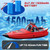 ARRIS Fast RC Jet Boat with Auto Flip & 2 Batteries, High-Speed RC Drift Boat, Weedless Shallow-Water Design, 2.4Ghz Waterproof Remote Control Boat for Adults, Hobby Grade Gifts