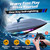 RC Boat for Kids Adults, Fast Remote Control Boat for Pool, Lakes with 7 LED Lights Mode,Self-Righting,30+KPH,Water Cooling,Fully Waterproof Hull,Demo,Rechargeable Battery,2.4GHz RC Boats Summer Toys