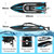 volantexrc RC Remote Control Boat for Pool，2.4Ghz Control RC Boats for Adults, Lake Electric Boat with Water Cooling System 2Rechargeable Batteries