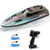SVERTIBO Fast RC Boat for Adults, 20KM/H High Speed Remote Control Racing Boats, Self-Righting, 2 Batteries, 20+ Mins, 2.4GHz Pool & Lake Summer Toys Gifts (Brown)